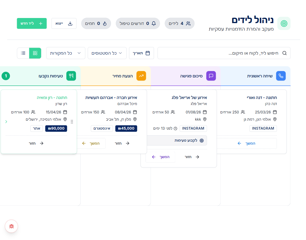 צינור לידים